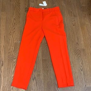 NWT J. Crew high rise Cameron pants in Cerise